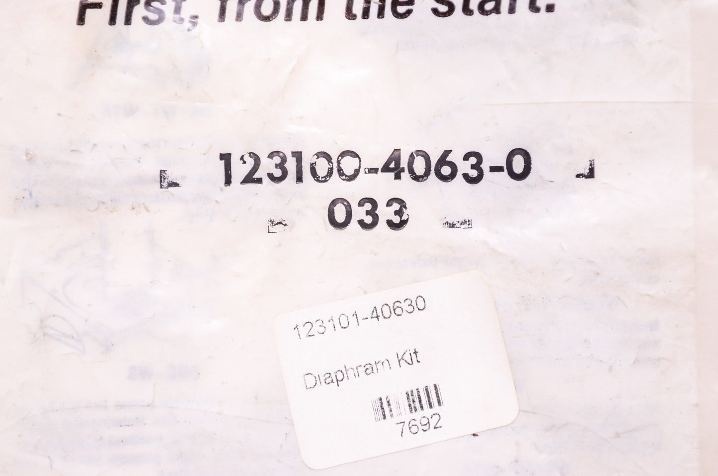 New OEM Echo Carburetor Diaphragm Gasket Kit NOS