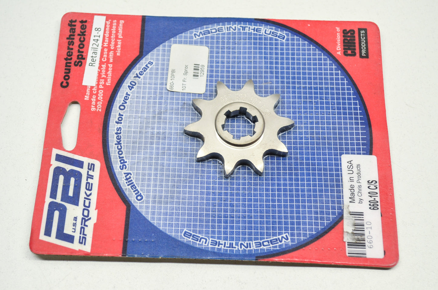 10 Tooth Sprocket 03-06 Kawasaki KFX801 89-06 Suzuki LT80 Qty 10 NOS
