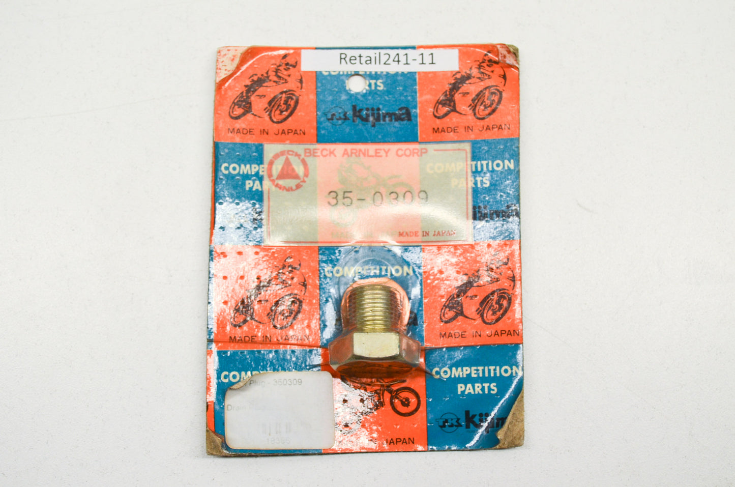 New Kijima Drain Plug NOS