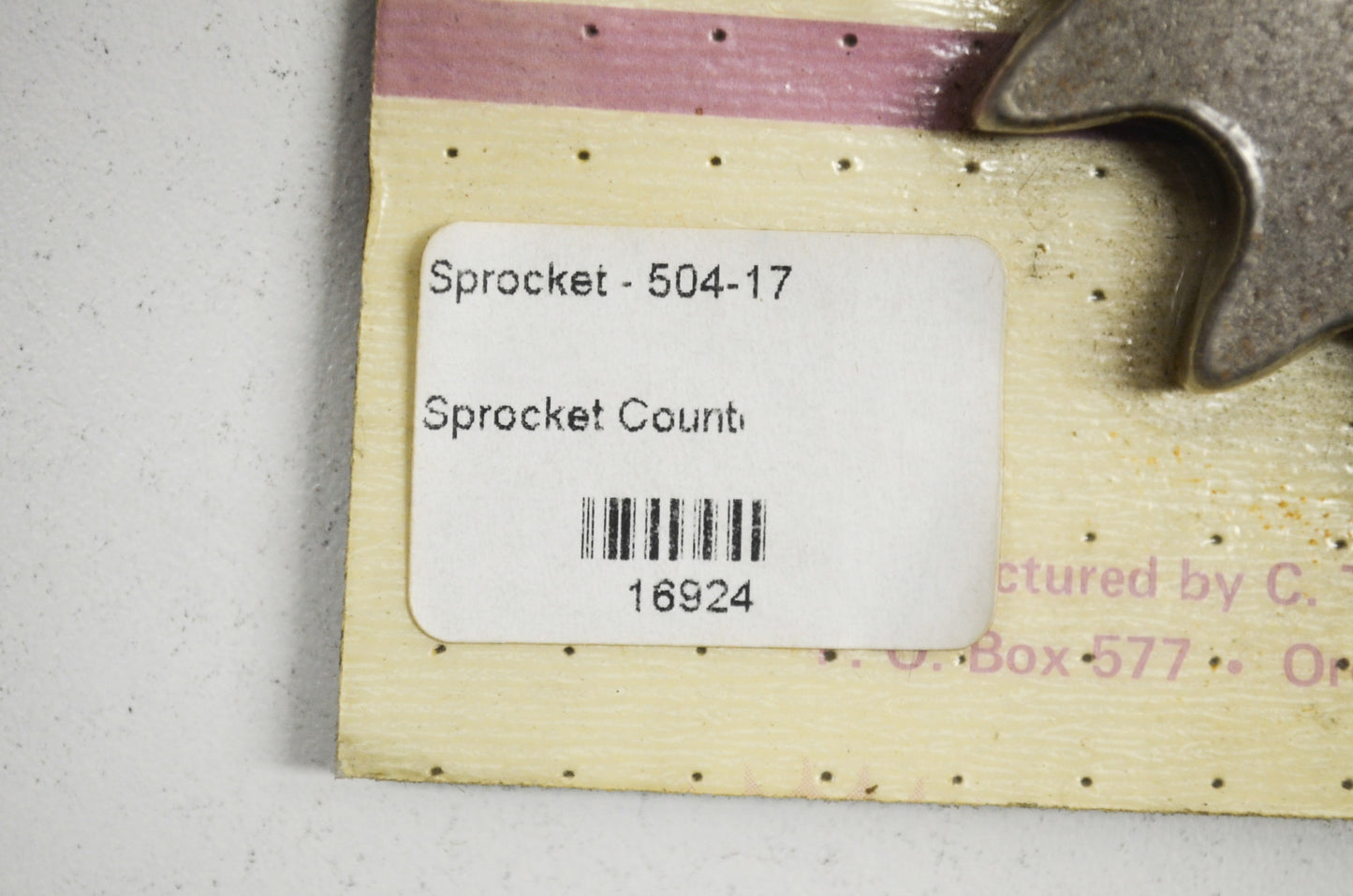 17 Tooth Sprocket NOS