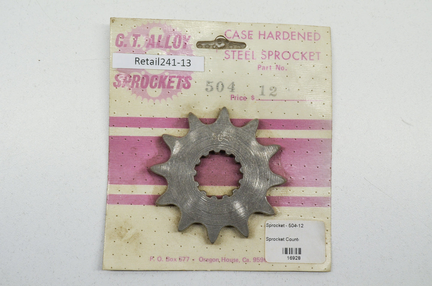New CT Alloy 12 Tooth Sprocket NOS