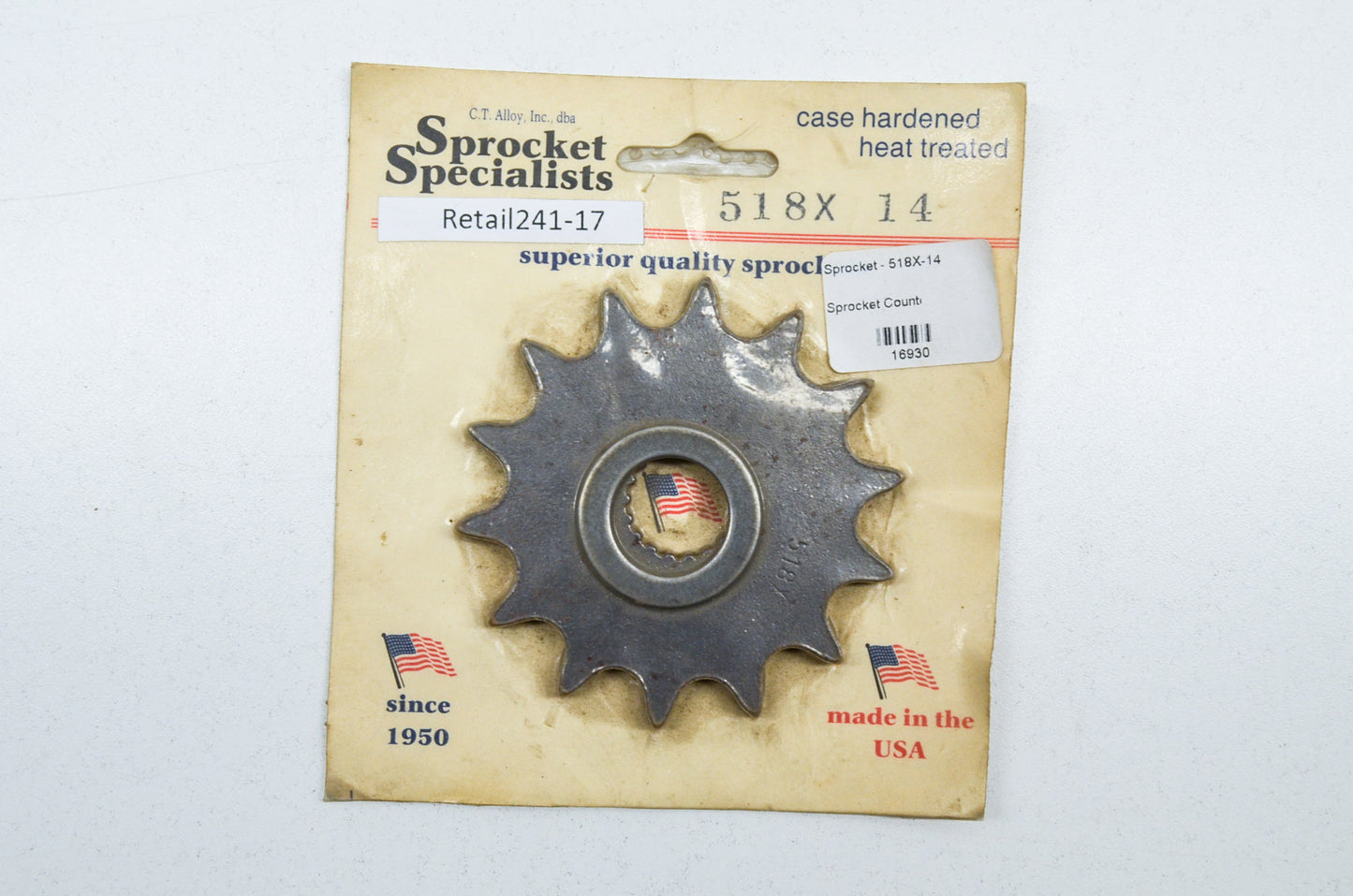 14 Tooth Sprocket w/ Spacer NOS