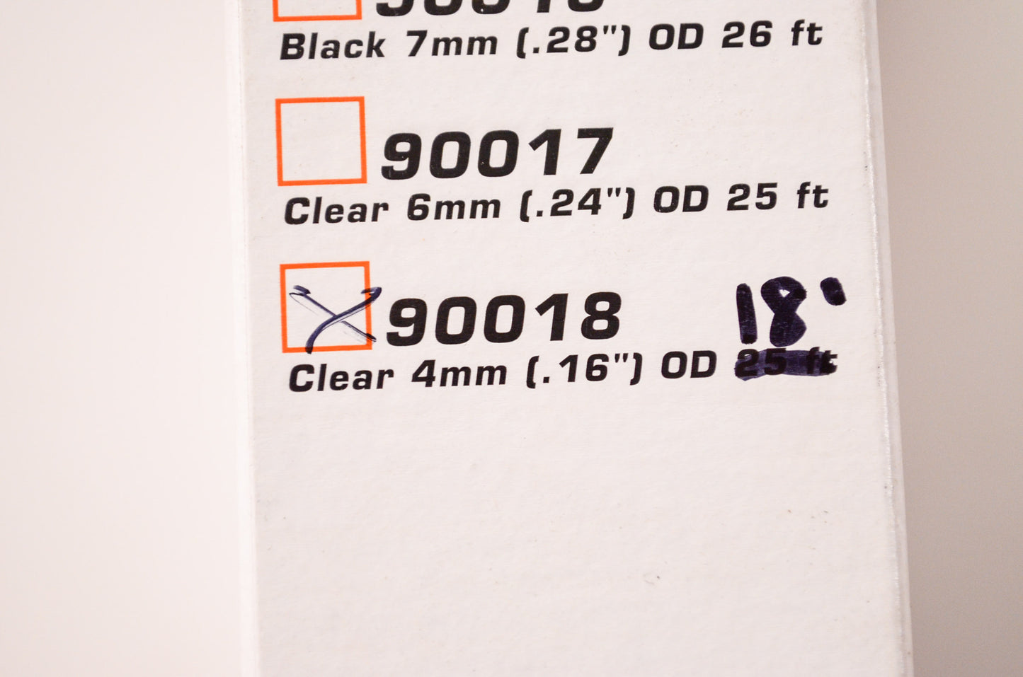 RePower Clear Fuel Line 4mm (.16') OD x 18' NOS