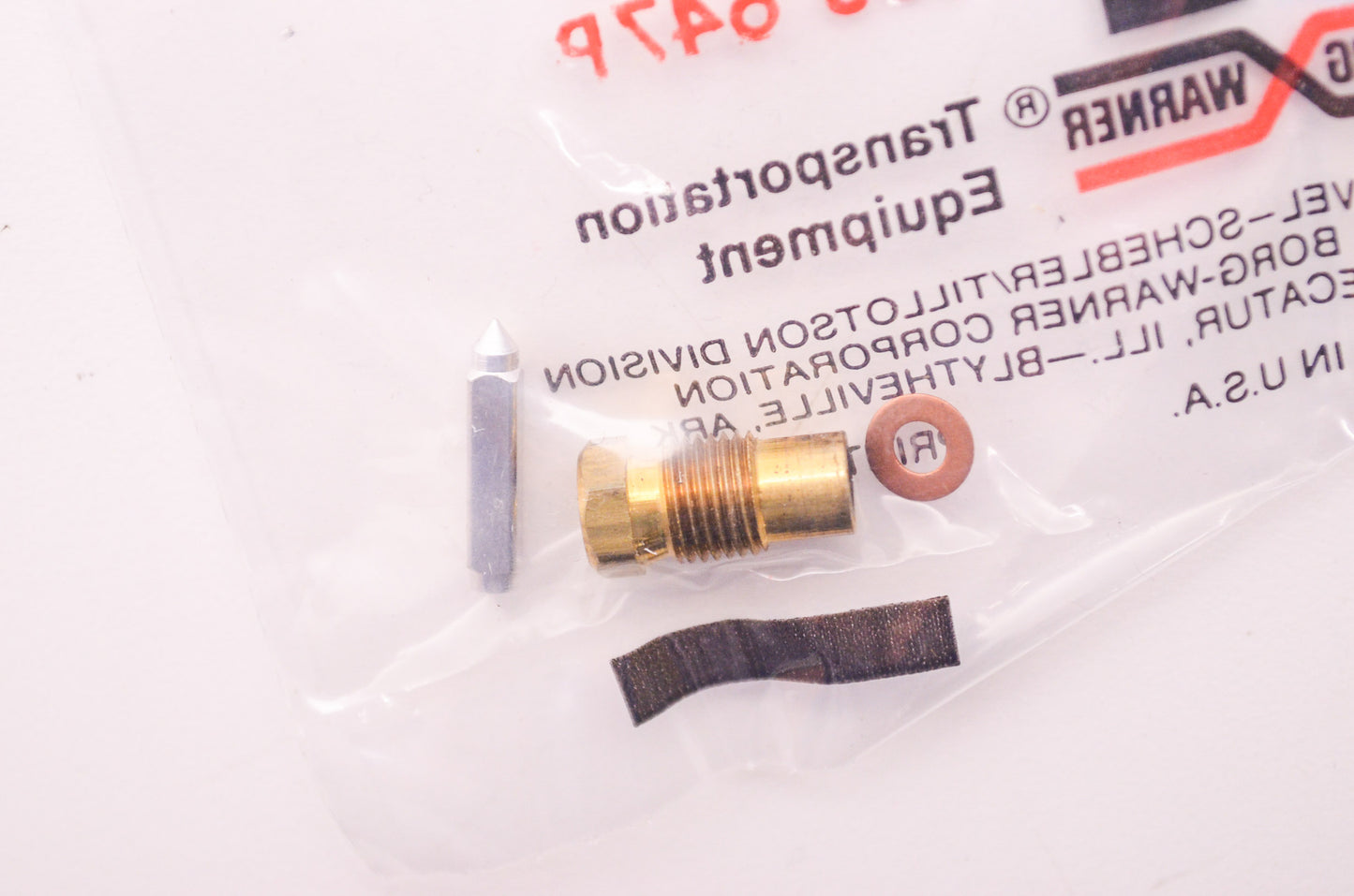 New Tillotson Needle & Seat Kit NOS