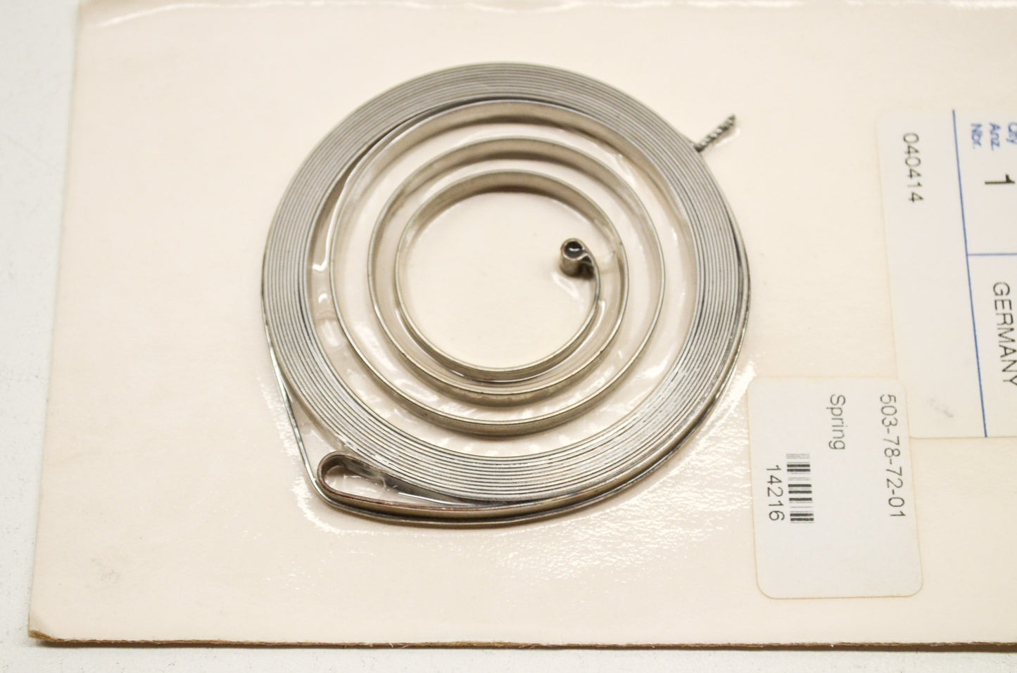 New OEM Husqvarna Spring 371 NOS