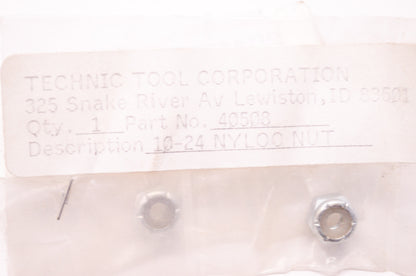 New Technic Tool Corporation 10-24 Nyloc Nut Power Pruner Qty 2 NOS