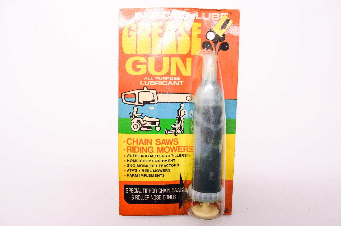 Injecto-Lube Grease Gun All Purpose Lubricant 1.5 oz w/ tip for Chain Saws Rolle