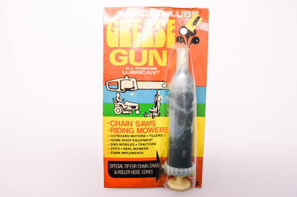 Injecto-Lube Grease Gun All Purpose Lubricant 1.5 oz w/ tip for Chain Saws Rolle