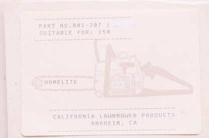 New California Lawnmower Products Engine Gasket Kit Homelite 150 NOS