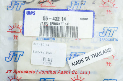 New JT Sprockets 14 Tooth Sprocket Kawasaki KLX400 Suzuki DR RM 250 DR 350 NOS