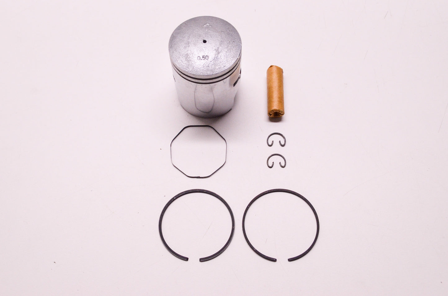 New Rocky Complete Piston Kit G-5 Size S-2 Kawasaki 0.50 NOS