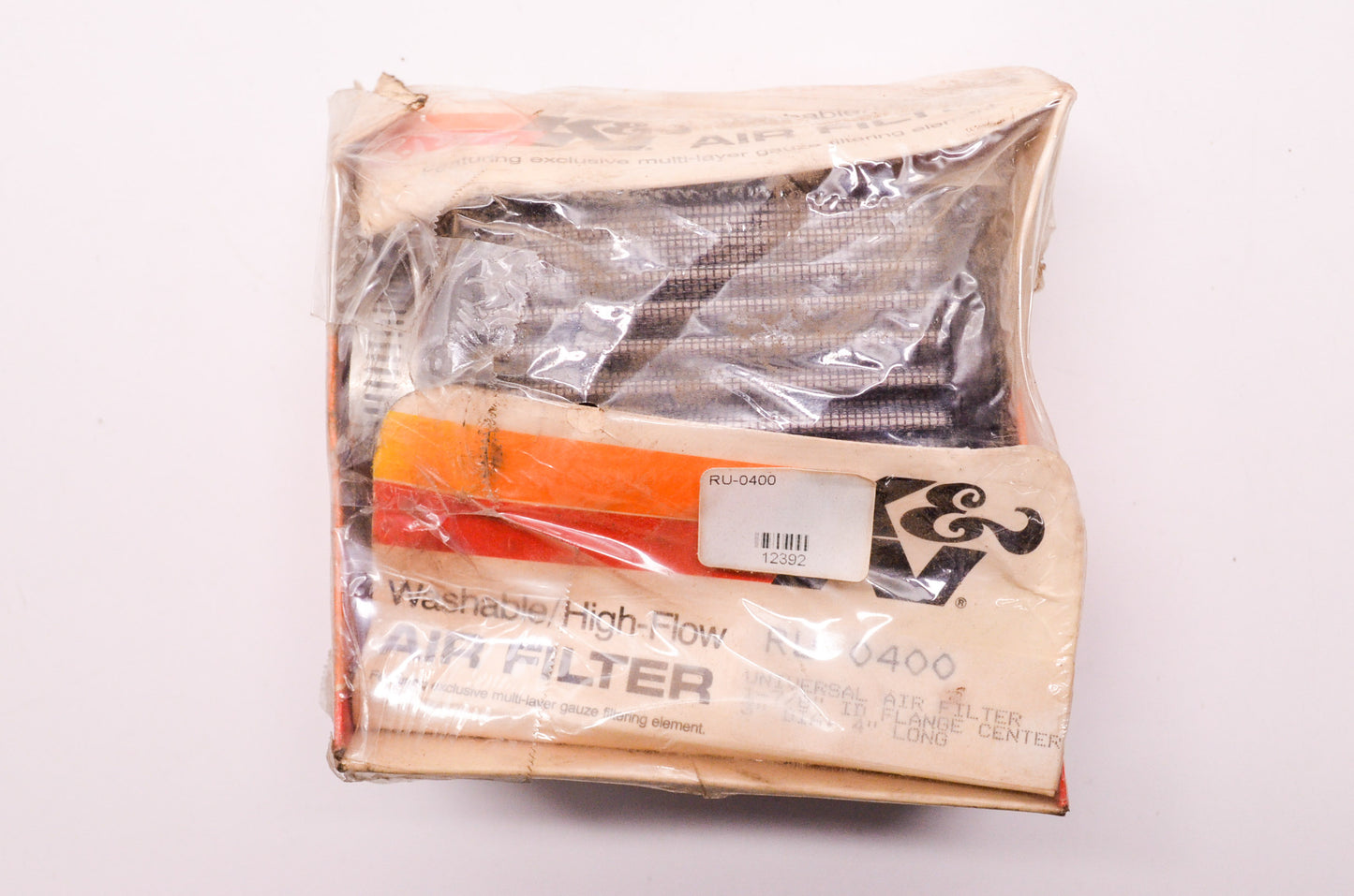 New K&N Performance Parts Universal Washable Air Filter Assembly 1-1/8' ID Flang