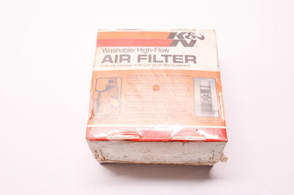 New K&N Performance Parts Universal Washable Air Filter Assembly 1-3/4' ID Flang