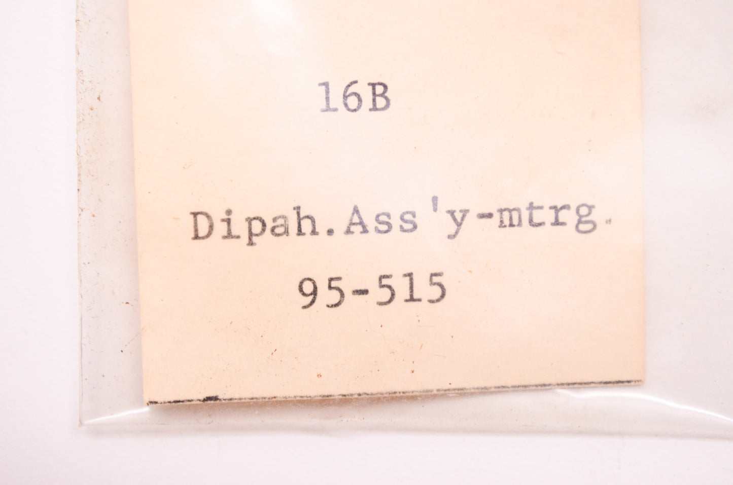 New Walbro Diaphragm Assembly 16B NOS