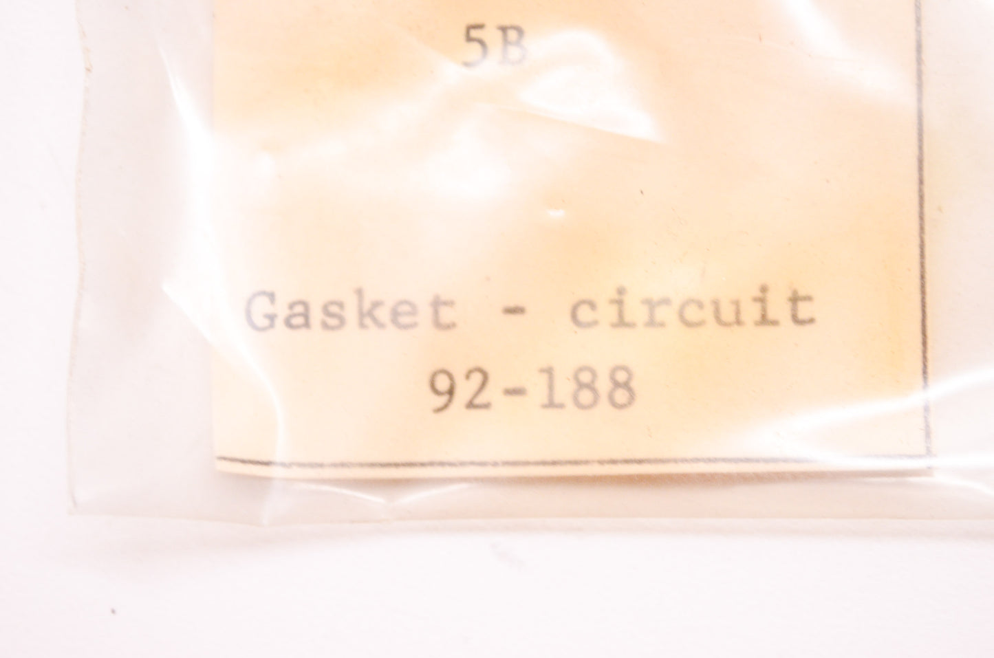 New Walbro Fuel Pump Gasket Circuit 5B NOS