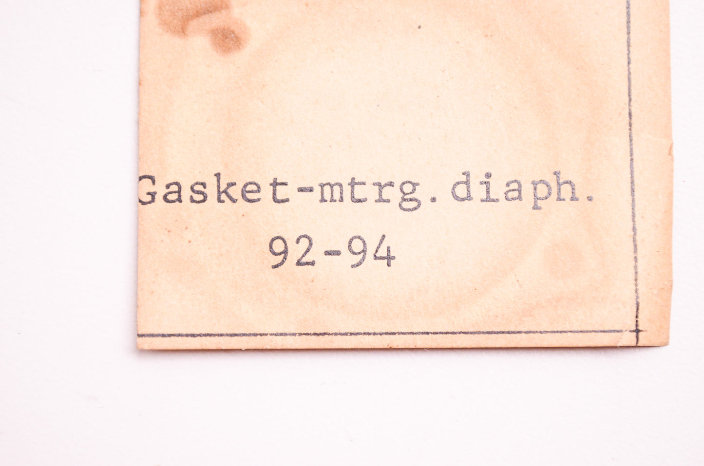 New Walbro Diaphragm Gasket 3A NOS