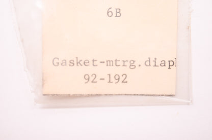 New Walbro Diaphragm Gasket 6A NOS