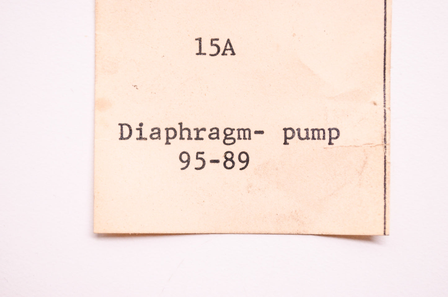 New Walbro Pump Diaphragm 15A NOS