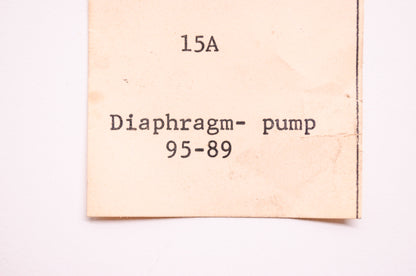 New Walbro Pump Diaphragm 15A NOS