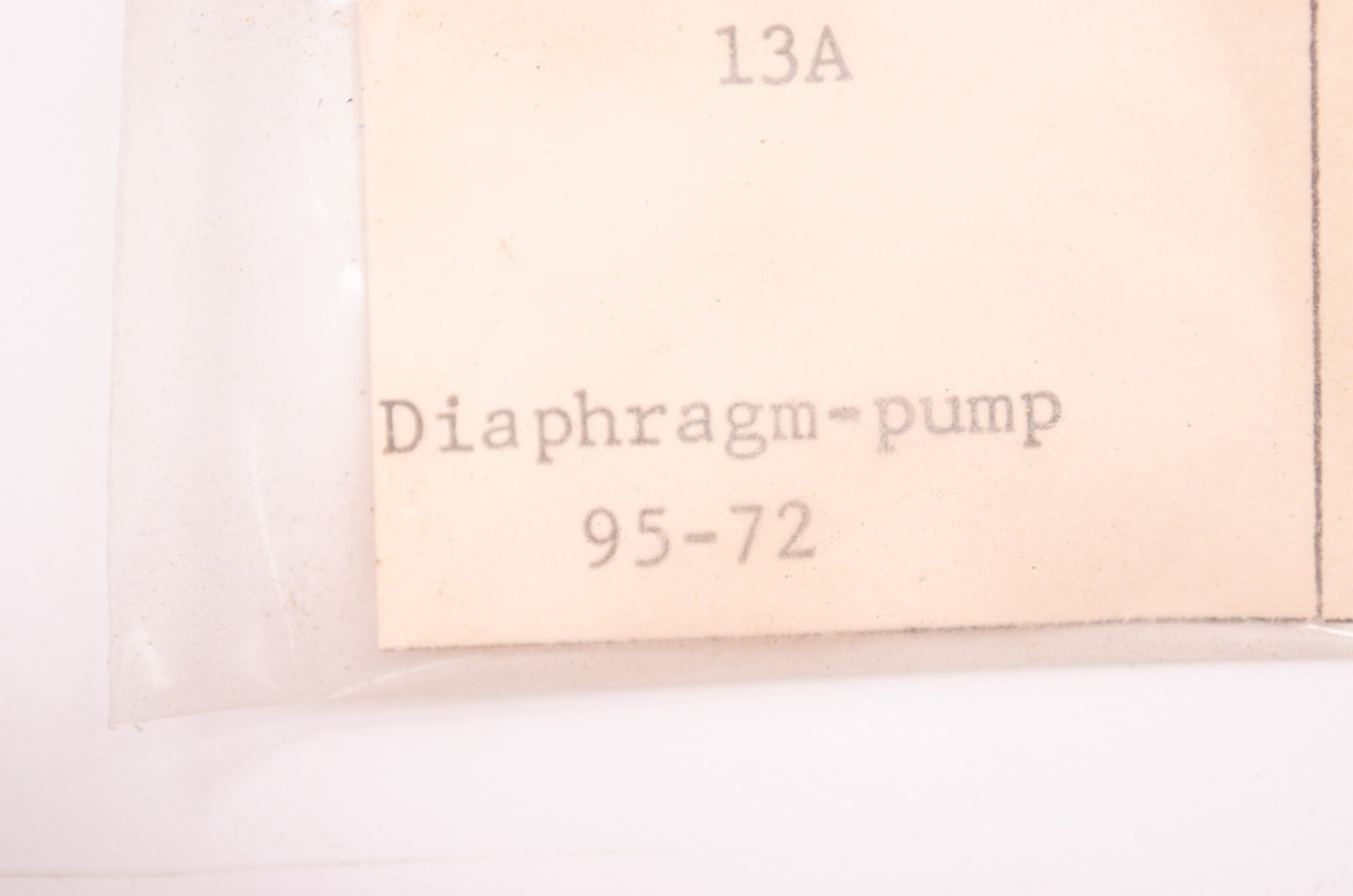 New Walbro Pump Diaphragm 13A NOS
