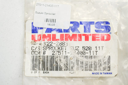 New Parts Unlimited 11 Tooth Sprocket Suzuki 520 NOS