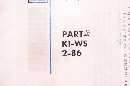 New Walbro Carburetor Gasket Diaphragm Kit NOS