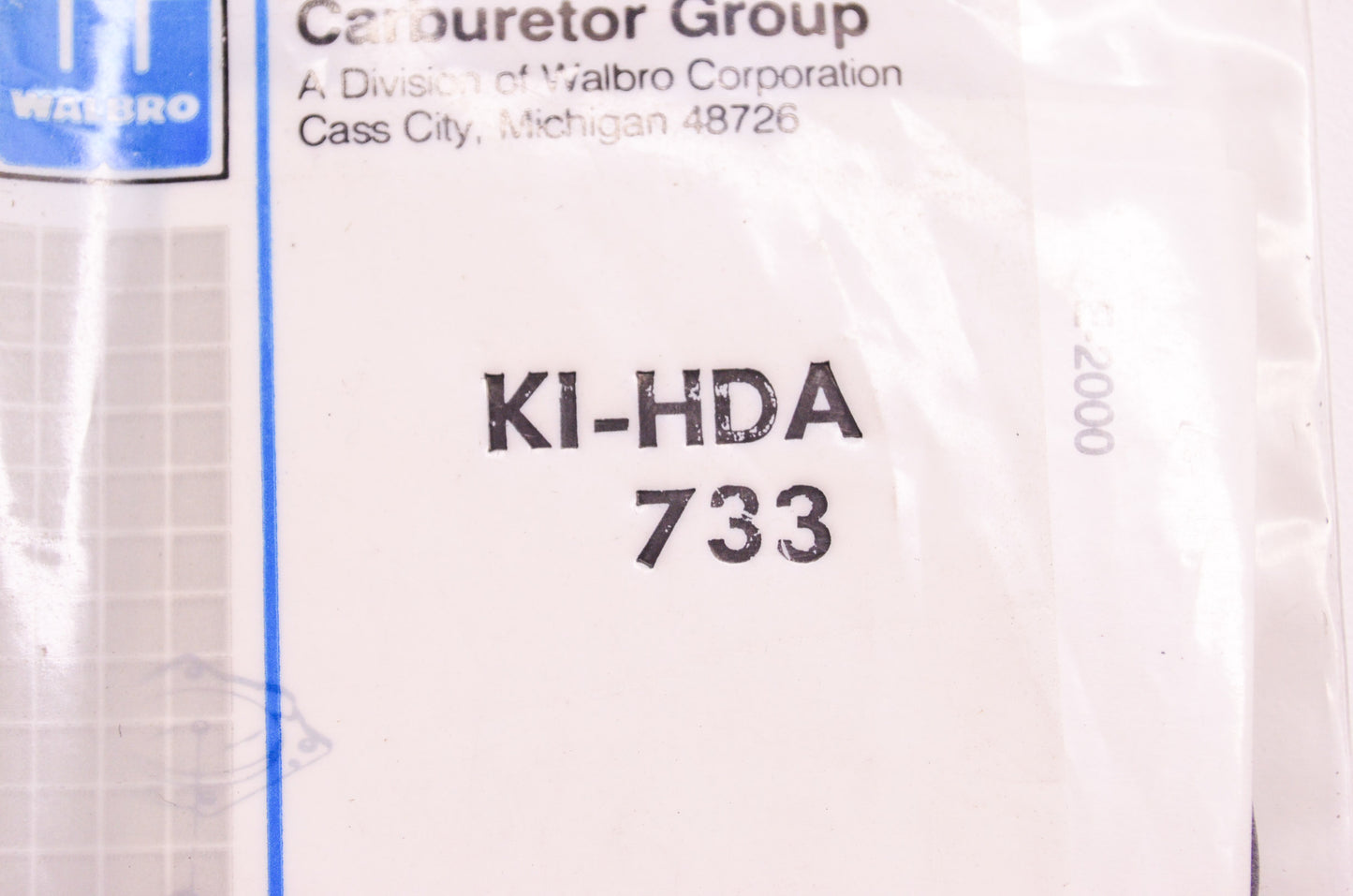 Walbro K1-HDA 733 Carburetor Diaphragm Gasket Kit NOS