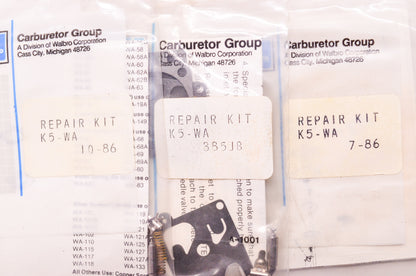 Carburetor Diaphragm Gasket Kit NOS