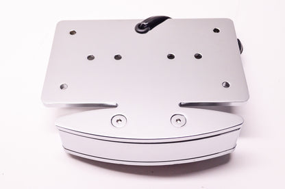 Rick Doss Side Mount Style Rigid License Plate Assembly w/ 1-3/8' ID Clamp NOS