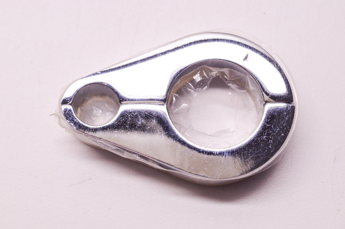 Manufacturing Chrome Clutch Cable Clamp for 35mm 1-3/8' Fork Tubes NOS