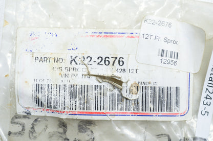 New LeMans Pro Series 12 Tooth Sprocket Yamaha YZ80 RT180 DT 100 175 NOS