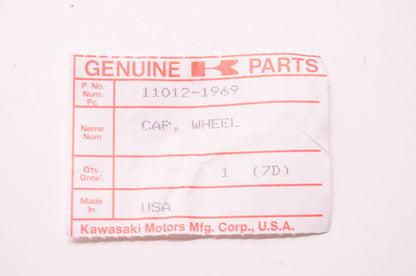 New OEM Kawasaki 11012-1969 Wheel Cap NOS