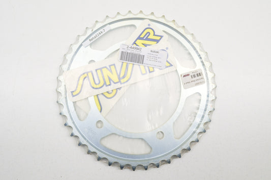 42 Tooth Steel Rear Sprocket Suzuki GSXR 600 700 DL 650 1000 NOS