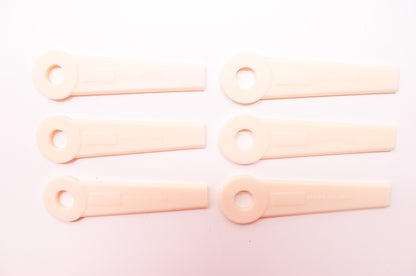 Tri Cut Trimmer Head Plastic Blade Kit for Husqvarna Qty 6 NOS