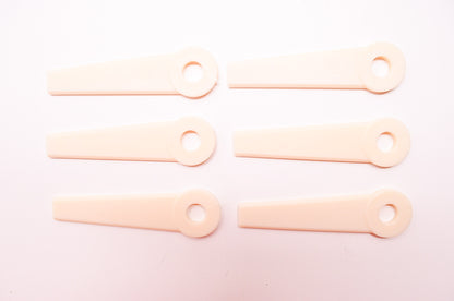 Tri Cut Trimmer Head Plastic Blade Kit for Husqvarna Qty 6 NOS