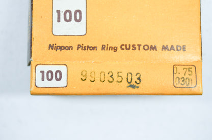 Piston Ring 0.75 (030) 100 NOS