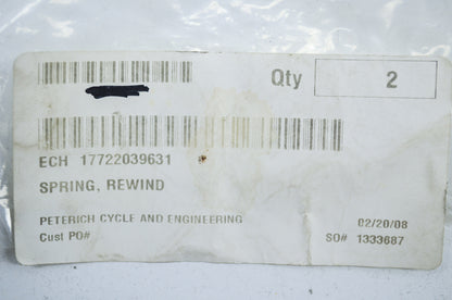 Rewind Spring Qty 2 NOS