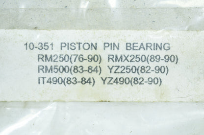 Piston Pin Bearing RM 250 500 RMX 250 YZ 250 490 IT490 NOS