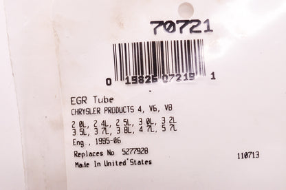 EGR Tube Gasket Chrysler 4 V6 V8 '95-06 NOS