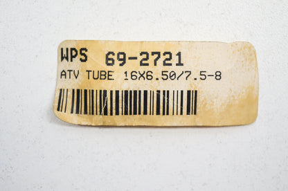 New WPS ATV Inner Tube w/ TR-13 Valve Stem 16x6.50 / 7.50-8 NOS