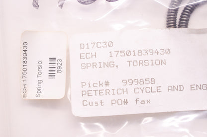 New OEM Echo Clutch Torsion Spring Qty 2