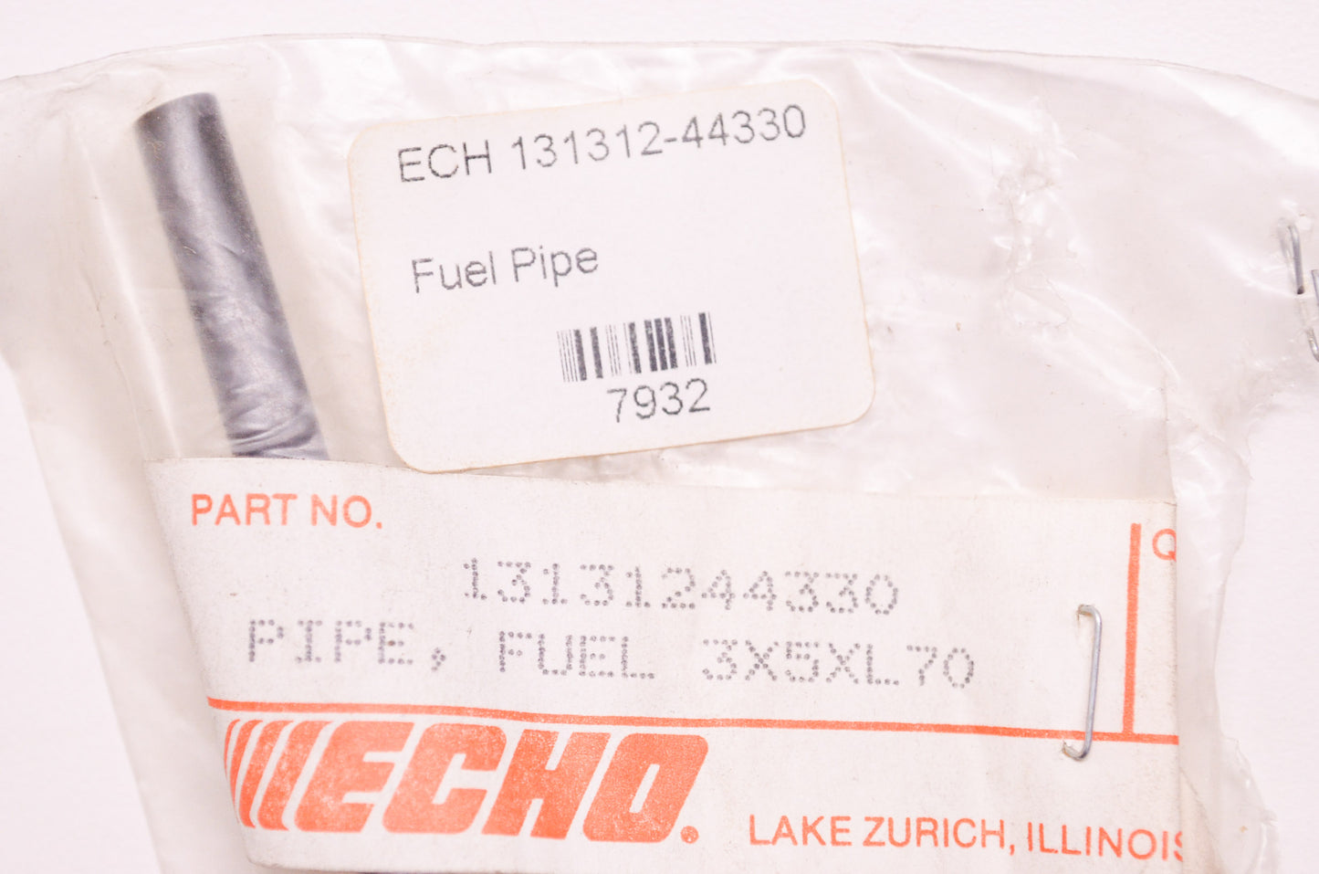 New OEM Echo Fuel Pipe 3x5x70mm