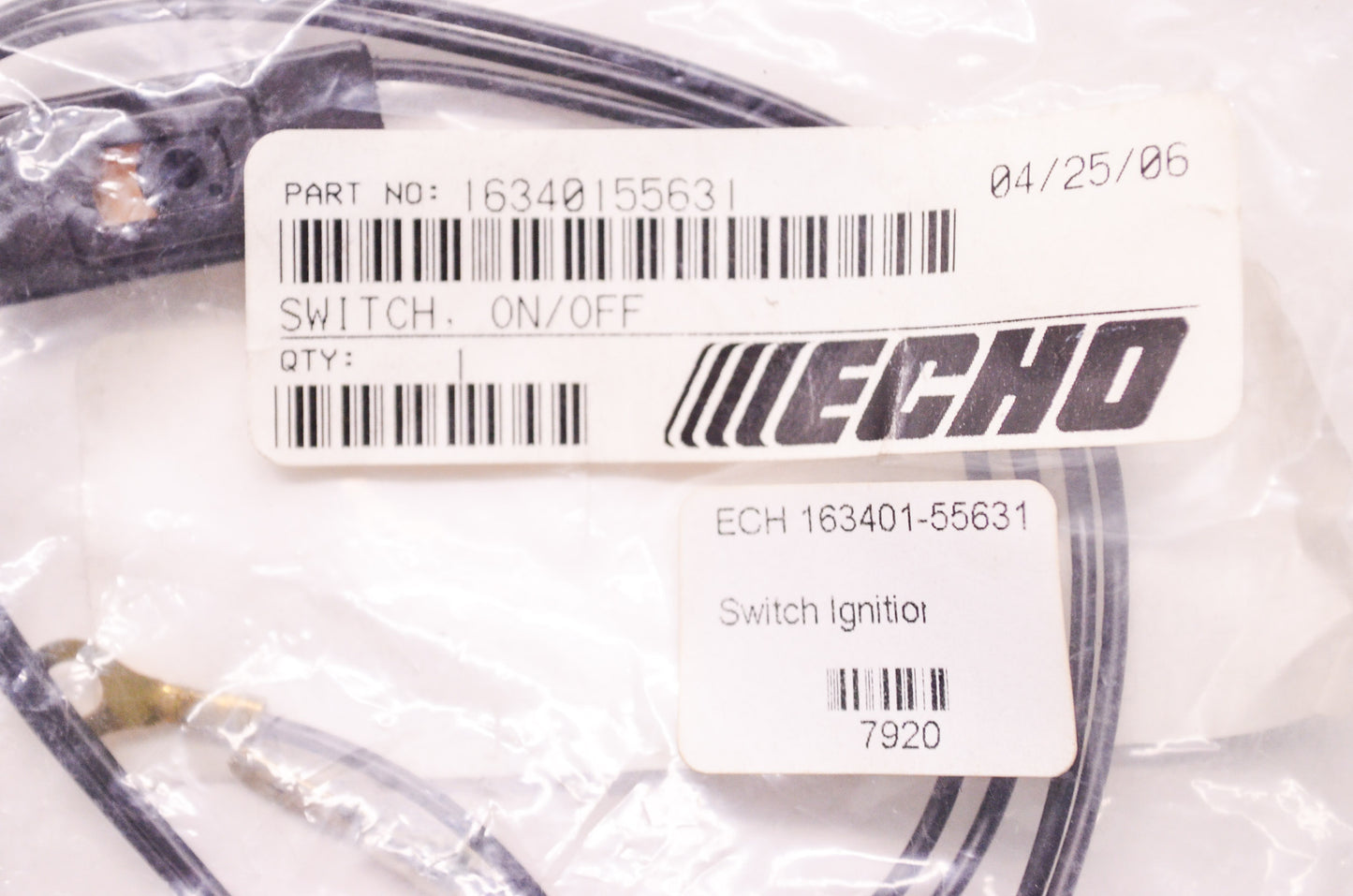New OEM Echo Ignition On Off Switch Assembly
