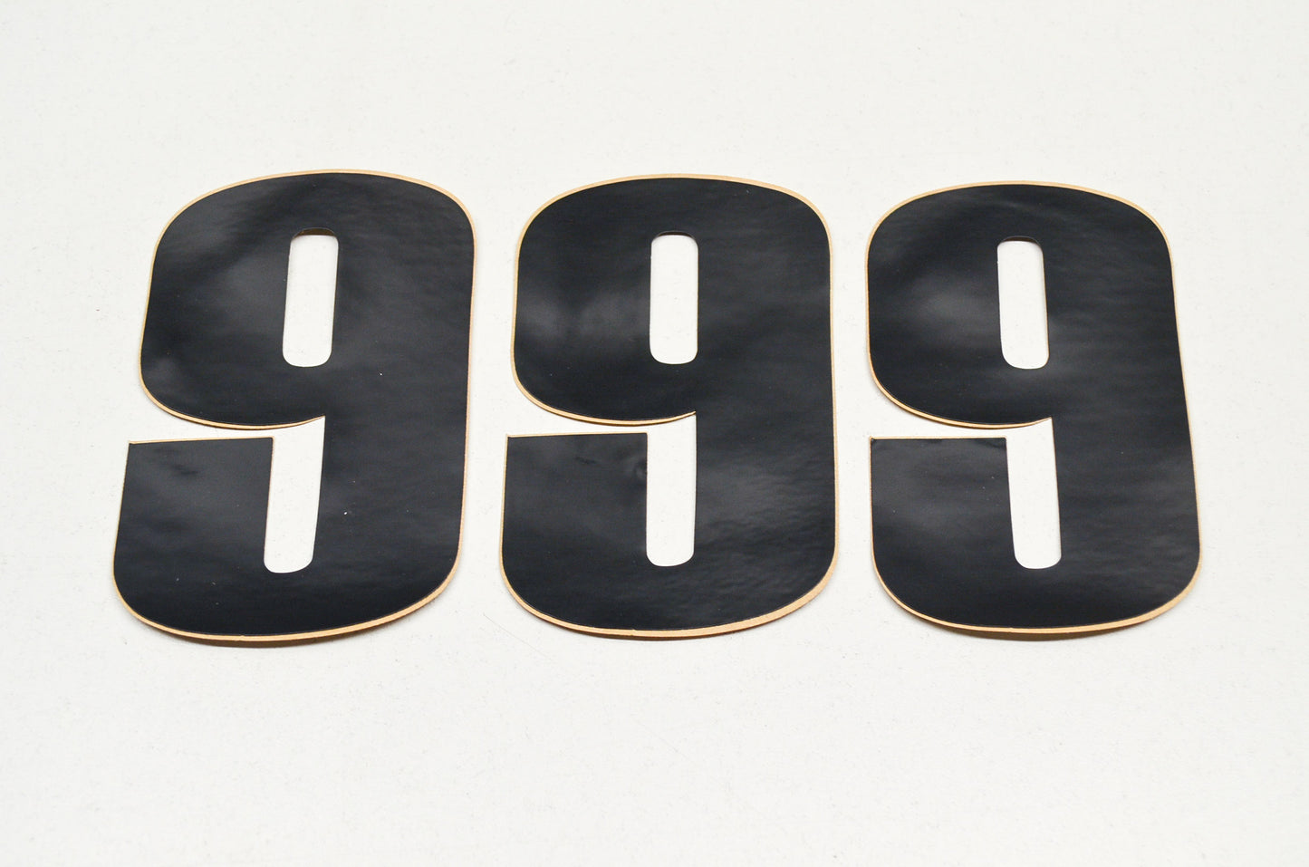 4.5' Number 9 Race Number Qty 3 NOS