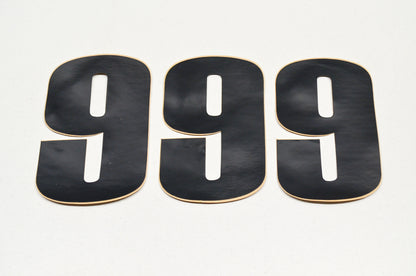 4.5' Number 9 Race Number Qty 3 NOS