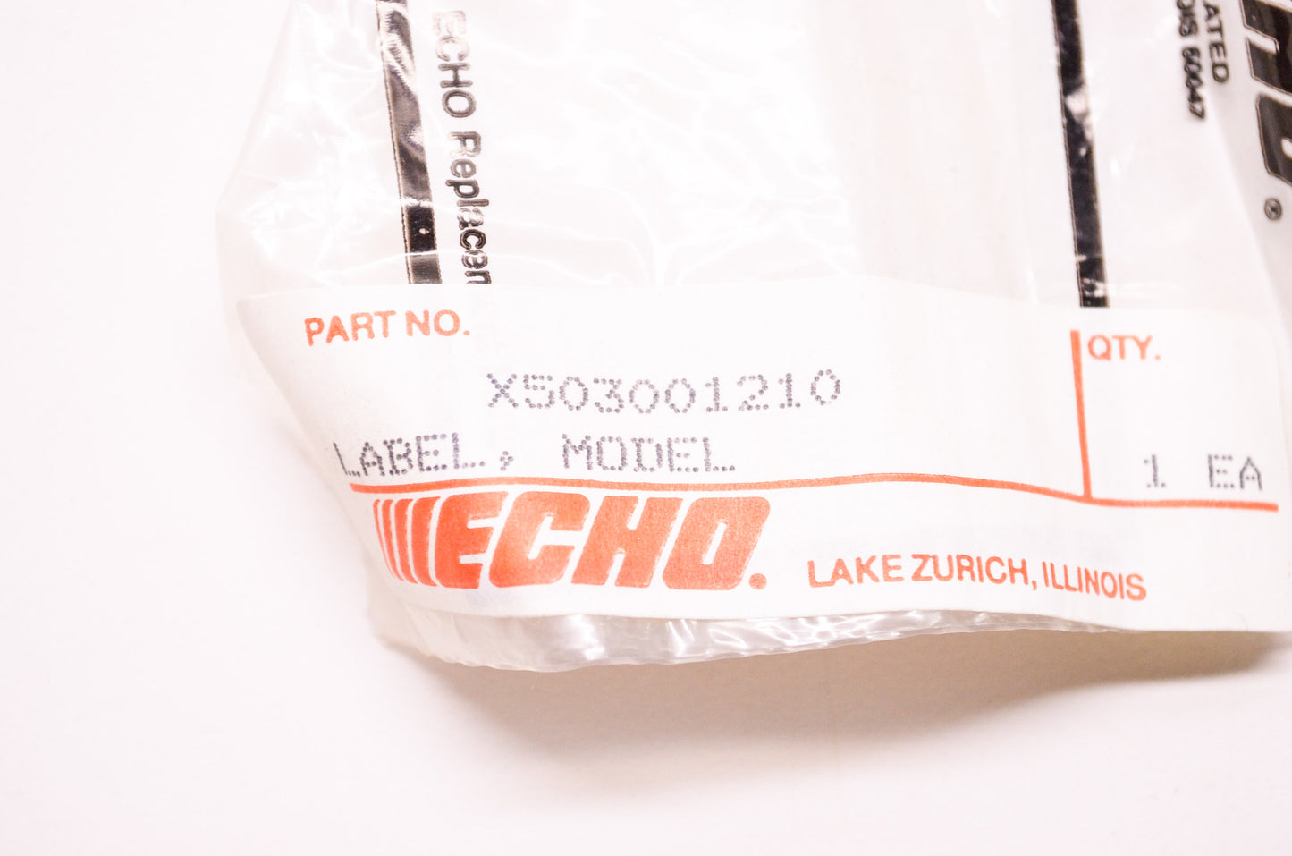 New OEM Echo Model Decal Label Power Pruner PPT-261
