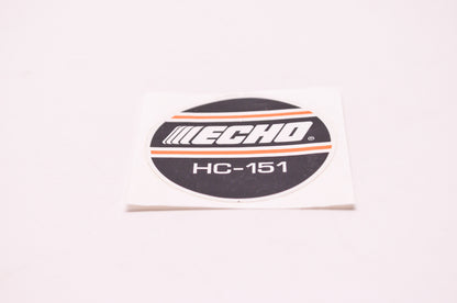New OEM Echo Model Decal Label HC-151