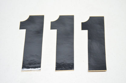 4.5' Number 1 Race Number Qty 3 NOS