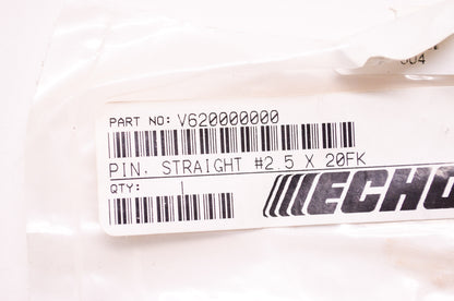 Straight Pin #2.5 x 20FK Qty 2 NOS