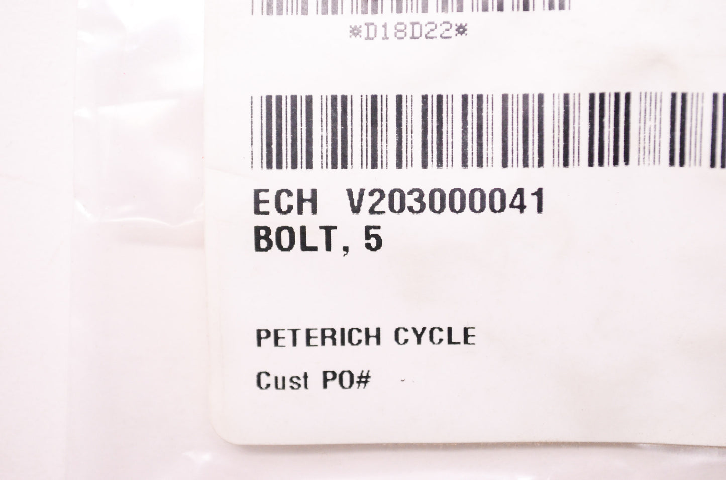 New OEM Echo Bolt 5 Screw Chain Tensioner Adjuster